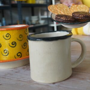C. Sampler Class – Wheel-Formed Plate + Hand Built Cup : The Everyday Table